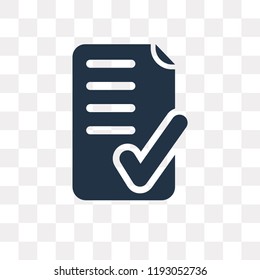 Review vector icon isolated on transparent background, Review transparency concept can be used web and mobile
