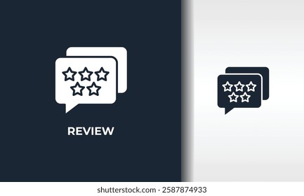 Review Vector, Icon Or Logo Sign Isolated Symbol Illustration