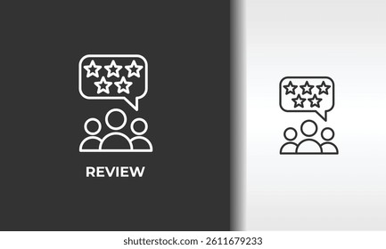 Review Vector, Icon Or Logo Sign Isolated Symbol Illustration