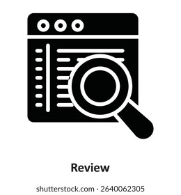 Review Vector Icon which can easily modify or edit
