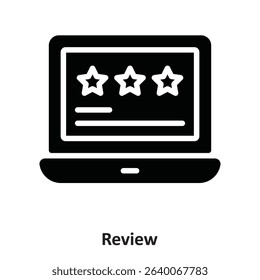 Review Vector Icon which can easily modify or edit

