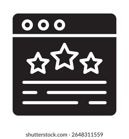 Review Vector Icon which can easily modify or edit

