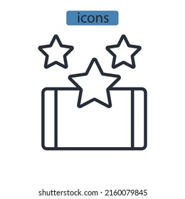 revisa los elementos de símbolo vector de iconos para la web infográfica