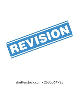 Revision Letter Rubber Stamp Template Design