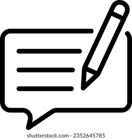 revision line icon illustration vector