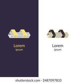 Revitalize your brand with this eye-catching modern abstract logo. Ideal for businesses seeking a fresh look, this high-quality vector is fully customizable. Adjust colors and add your brand name.