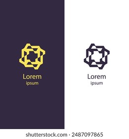 Revitalize your brand with this eye-catching modern abstract logo. Ideal for businesses seeking a fresh look, this high-quality vector is fully customizable. Adjust colors and add your brand name.