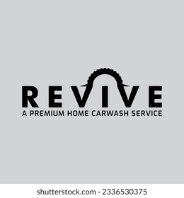 Ein Auto-Wash-Logo wiederbeleben