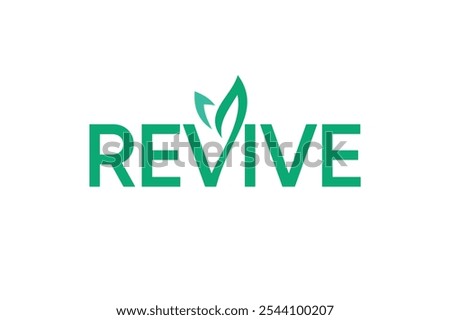Revive wordmark simple logo design vector