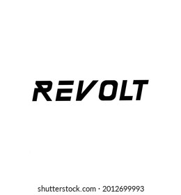 Revolt Vector Minimal Conceptual Wordmark Logo Stock Vector (Royalty ...