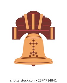 revolucion mexicana liberty bell isolated illustration