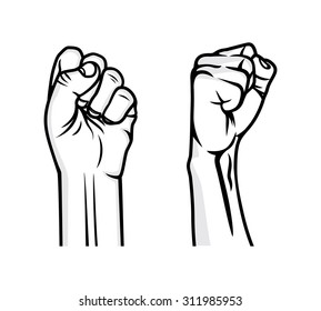 Revolution fist vector illustration