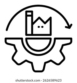 Revolution Symbol Element für Design