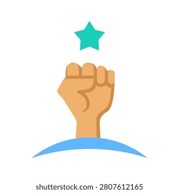 Revolution Icon - Flat Color Icons For Sociology and Education