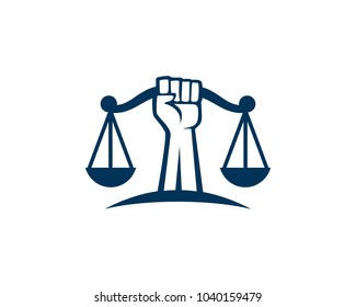 Revolution justice logo
