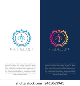 Revolution justice logo concept, Law firm logo design, Lawyer logo vector template