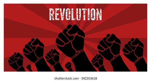 Revolution Poster - Vector Template