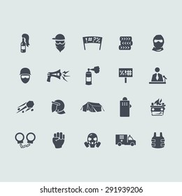 revolution vector set of modern simple icons