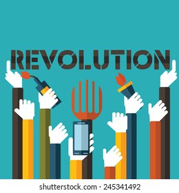 Revolution - what is it? The technological revolution or the overthrow of a dictator?Only you can decide.