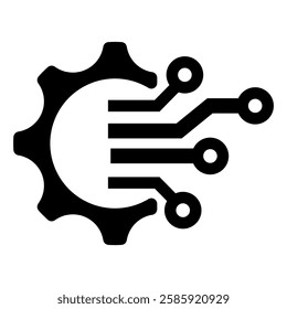 Revolutionary AI systems integrate technology, circuits, and automation for progress.