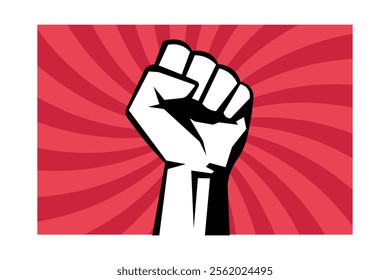 Revolutionary Vector Illustrations for the Fight for Justice, human fist, protest art, rebel spirit, freedom fight, hand gesture, activism symbol, equality rights, empowerment message, struggle hands