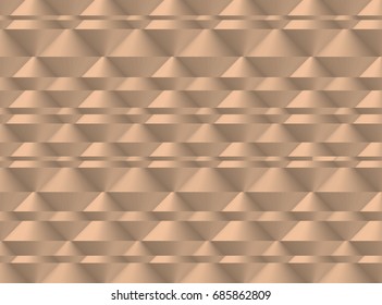 Revolved base forms repeated, creating continuous pattern, in shades of beige
