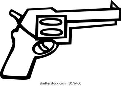 pistola de revólver