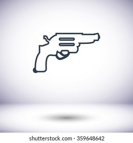 Revolver vector  icon