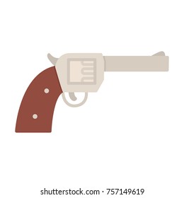 revolver. vector illustration