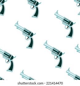 revolver vector seamless pattern illustration clip art