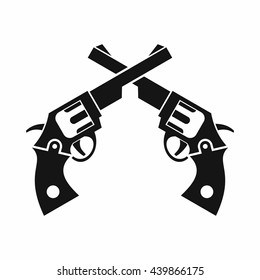 Revolvers icon, simple style