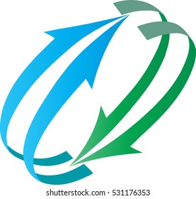 Revolving arrows