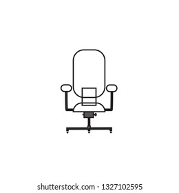 revolving chair vector