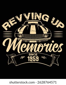 Revving Up Memories 2 Graphic Design
