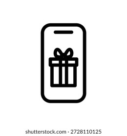Diseño de Vector de contorno de App de recompensa Bueno para el Web o el App móvil