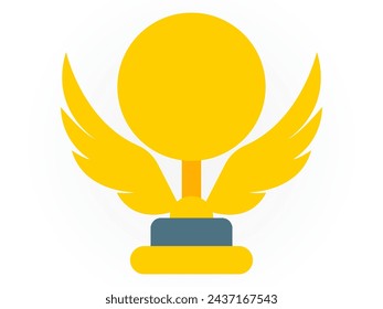 reward and badges design, achievement series victory emblem combination