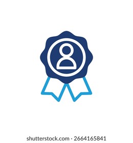 belohnen farbiges Symbol Vektor Design gut für Web oder mobile App