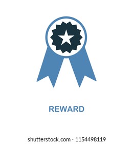 Reward creative icon. Simple element illustration. Reward concept symbol design from education collection. Can be used for web, mobile and print. web design, apps, software, print.