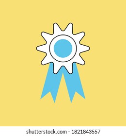 reward flat icon.  vector illustration 