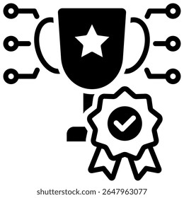 Elemento de icono de recompensa para el diseño