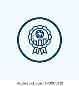 reward icon isolated on white background from education collection. reward icon trendy and modern reward symbol for logo, web, app,