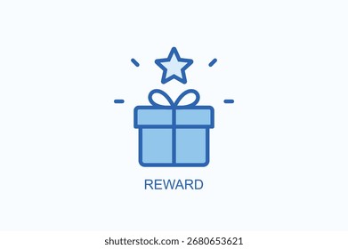 Icono De Recompensa O Ilustración vectorial Aislada Del Logotipo