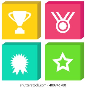 reward icon set