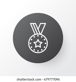 Reward Icon Symbol. Premium Quality Isolated Medal Element In Trendy Style.