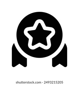 reward icon. vector glyph icon for your website, mobile, presentation, and logo design.