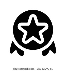 ícone de recompensa. ícone de glifo vetorial para o seu design de site, celular, apresentação e logotipo.