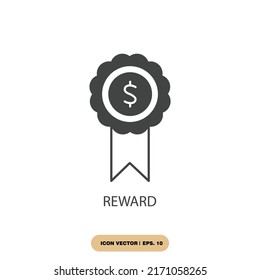 reward icons  symbol vector elements for infographic web