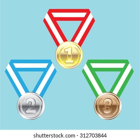 Reward Medals vector