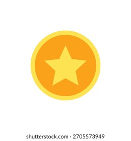 Icono de puntos de recompensa en estilo de diseño plano. Perfecto para proyectos de programas de fidelización. Ilustración vectorial gráfica. Diseño plano moderno con Formas simples.