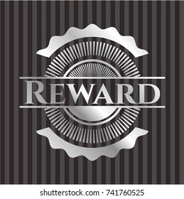 Reward silver shiny emblem